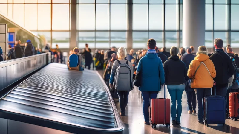 Bagasjekaos: Når flyplass-etiquette går i dass